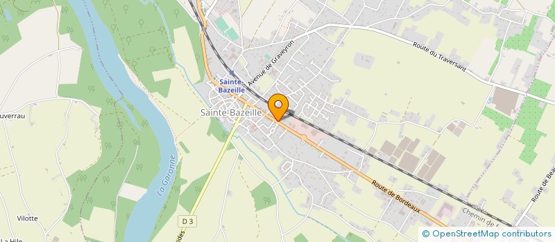 localisation de l'entreprise MADAME AURELIE BATISSE à SAINTE-BAZEILLE