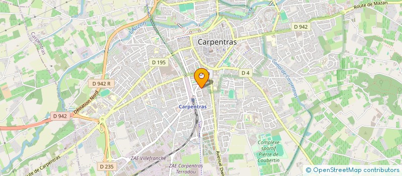 localisation de l'entreprise MADAME AURELIE BATISTA  CARPENTRAS