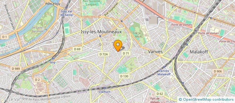 localisation de l'entreprise MADAME AURELIE BAUCHART à ISSY-LES-MOULINEAUX