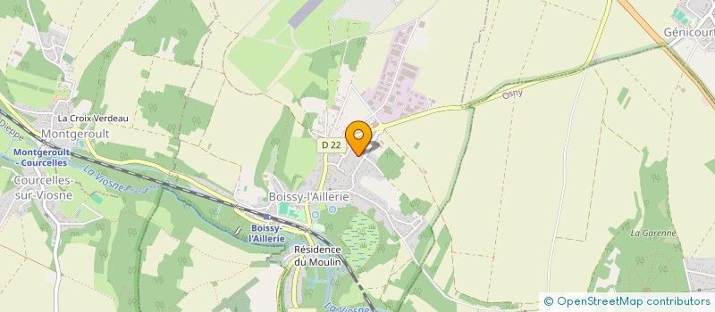 localisation de l'entreprise MADAME AURELIE BAUCHET  BOISSY-L'AILLERIE