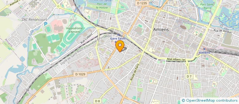 localisation de l'entreprise MADAME AURELIE BAUDE à AMIENS