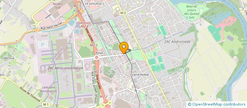 localisation de l'entreprise MADAME AURELIE BAUDRY à BLAGNAC