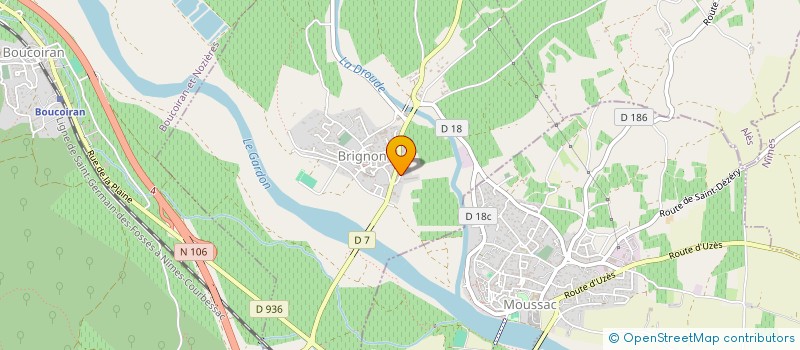 localisation de l'entreprise MADAME AURELIE BAUJARD  BRIGNON