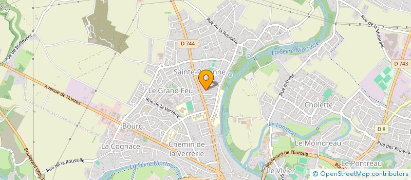localisation de l'entreprise MADAME AURELIE BAUMGAERTNER à NIORT