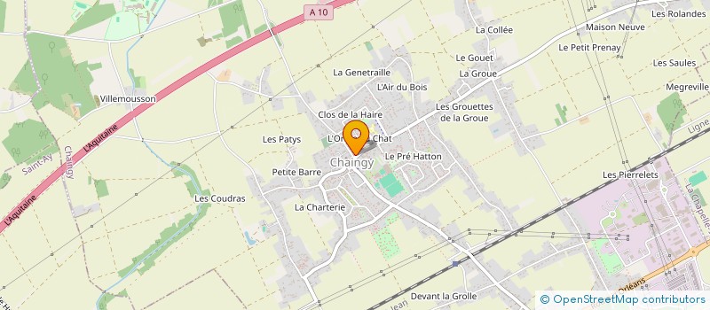 localisation de l'entreprise MADAME AURELIE BAUVAIS à CHAINGY