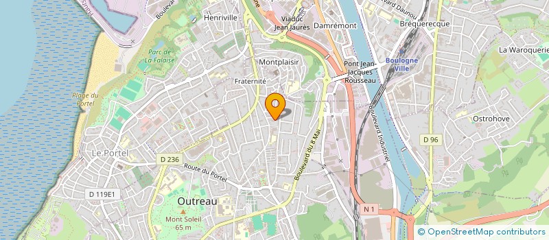 localisation de l'entreprise MADAME AURELIE BEAUCHET  OUTREAU