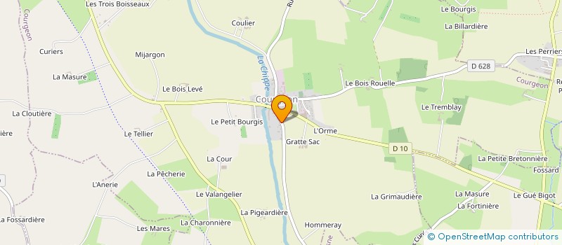 localisation de l'entreprise MADAME AURELIE BEAUMONT à COURGEON