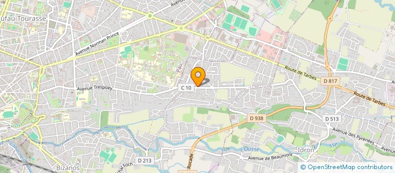 localisation de l'entreprise MADAME AURELIE BEAUREPAIRE  BIZANOS