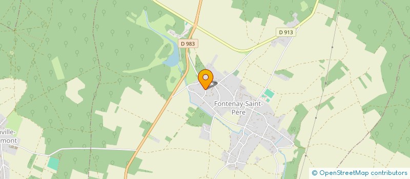 localisation de l'entreprise MADAME AURELIE BEAUREPAIRE  FONTENAY-SAINT-PERE