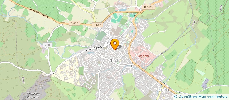 localisation de l'entreprise MADAME AURELIE BEDIGIE  THUIR