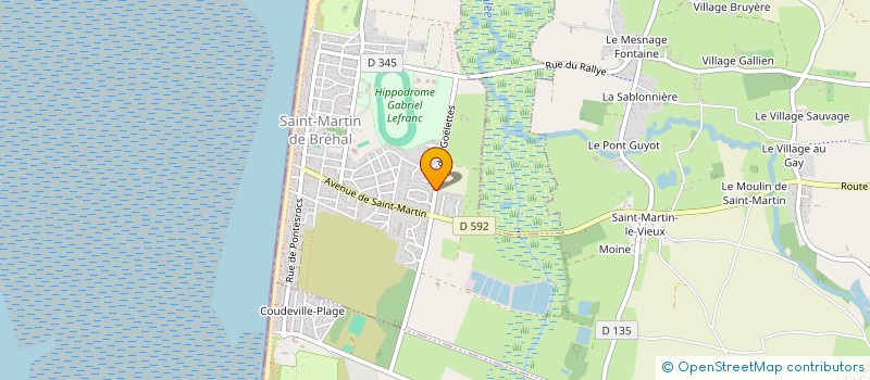 localisation de l'entreprise MADAME AURELIE BEGUIN  BREHAL