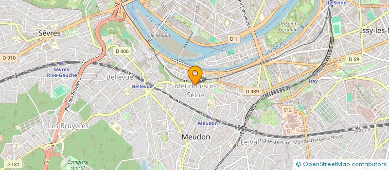 localisation de l'entreprise MADAME AURELIE BEIDERLINDEN à MEUDON