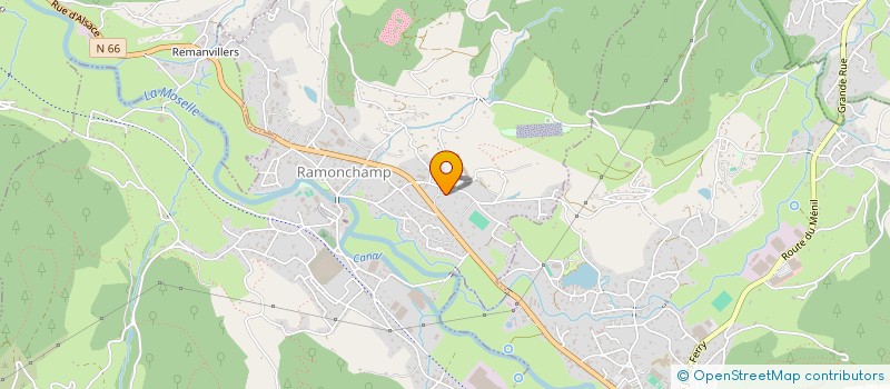 localisation de l'entreprise MADAME AURELIE BELGUISE  RAMONCHAMP