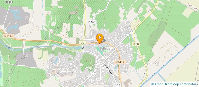 localisation de l'entreprise MADAME AURELIE BELIN à BELLEGARDE