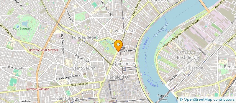 localisation de l'entreprise MADAME AURELIE BELLEDENT  BORDEAUX