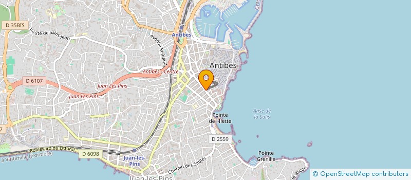 localisation de l'entreprise MADAME AURELIE BELLEMBERT à ANTIBES