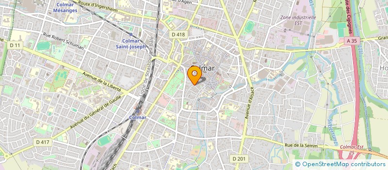 localisation de l'entreprise MADAME AURELIE BELLICAM  COLMAR