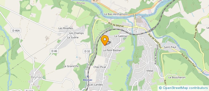 localisation de l'entreprise MADAME AURELIE BELOT  BOSMIE-L'AIGUILLE