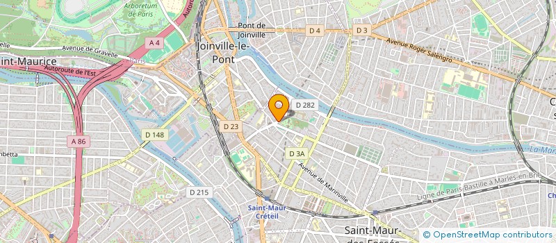 localisation de l'entreprise MADAME AURELIE BELVAUX à SAINT-MAUR-DES-FOSSES
