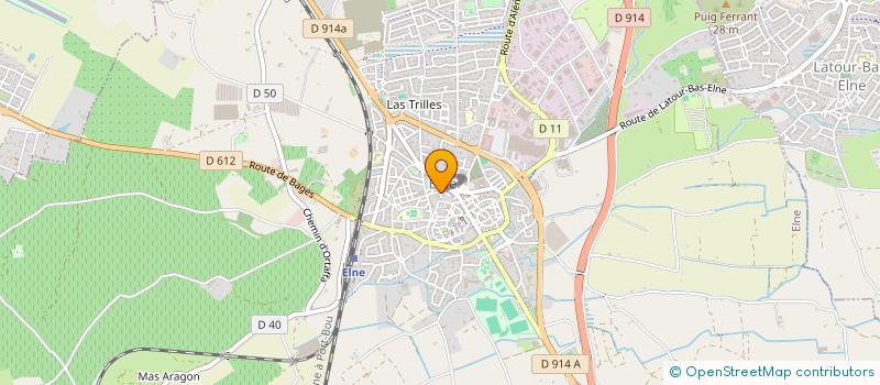 localisation de l'entreprise MADAME AURELIE BENARD  ELNE