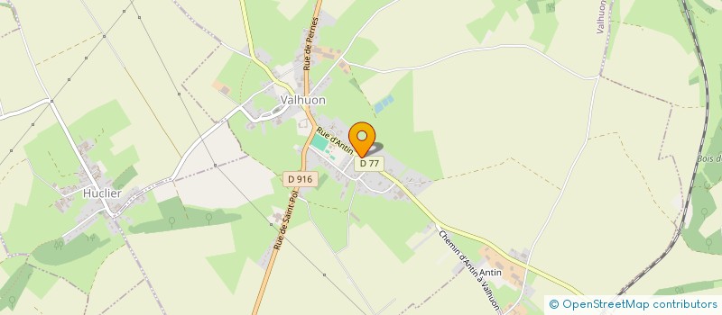 localisation de l'entreprise MADAME AURELIE BENARD  VALHUON