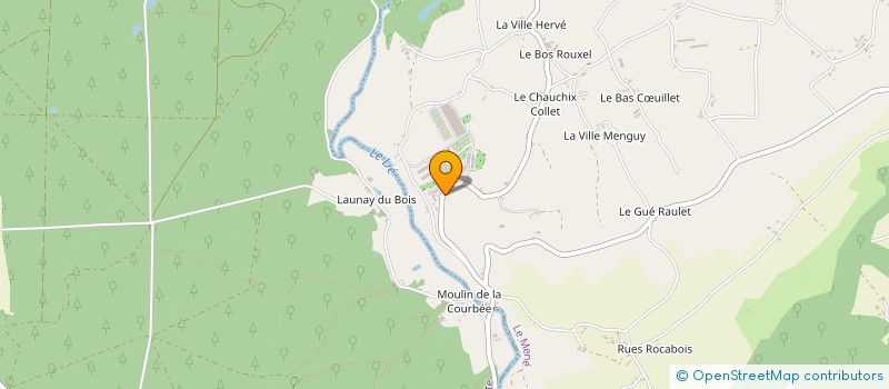 localisation de l'entreprise MADAME AURELIE BEQUET à LE MENE