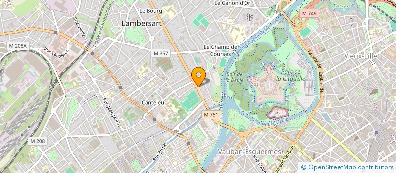 localisation de l'entreprise MADAME AURELIE BERARD à LAMBERSART