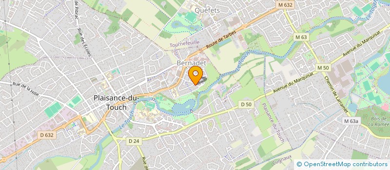 localisation de l'entreprise MADAME AURELIE BERDOU  SAINT-JORY