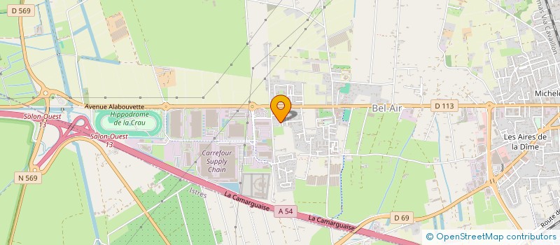 localisation de l'entreprise MADAME AURELIE BERGEOT  SALON-DE-PROVENCE