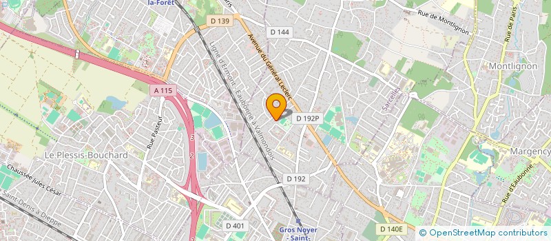 localisation de l'entreprise MADAME AURELIE BERGER à SAINT-PRIX