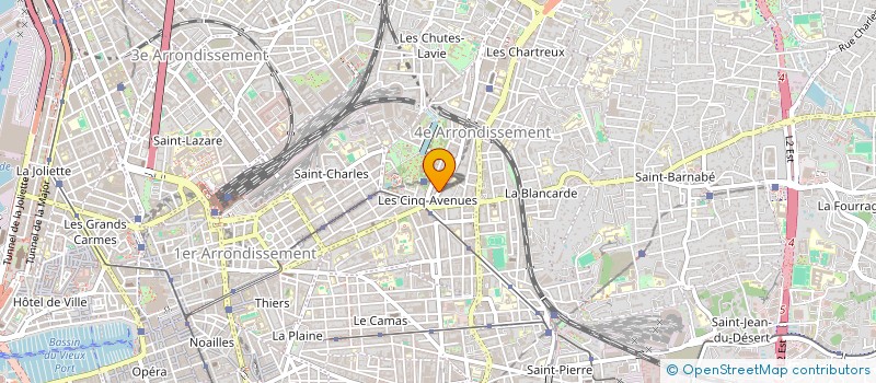 localisation de l'entreprise MADAME AURELIE BERGIER à MARSEILLE
