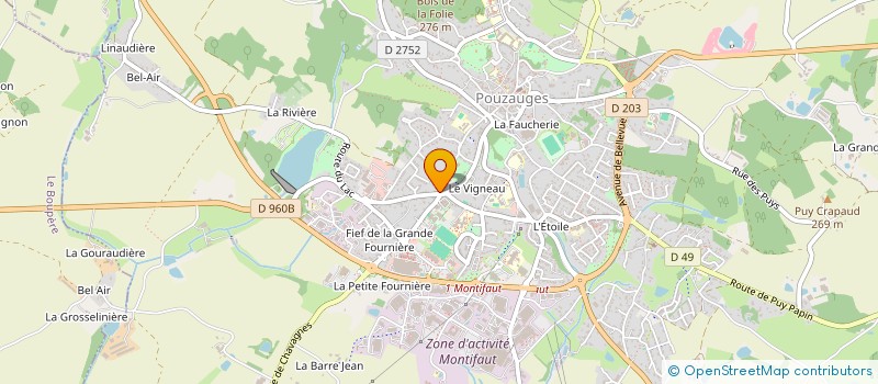 localisation de l'entreprise MADAME AURELIE BERKROUBER à POUZAUGES