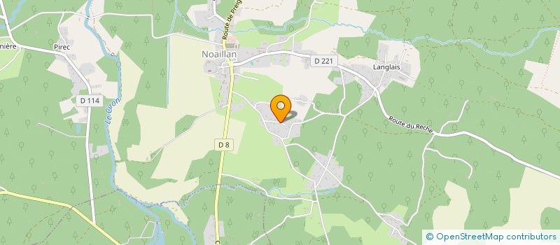 localisation de l'entreprise MADAME AURELIE BERNADET  NOAILLAN