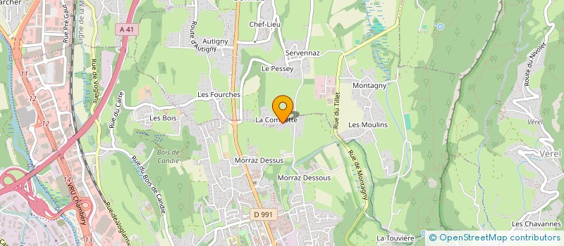 localisation de l'entreprise MADAME AURELIE BERNARD  SONNAZ