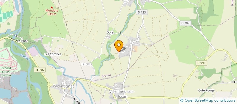 localisation de l'entreprise MADAME AURELIE BERNUT  BRENAT