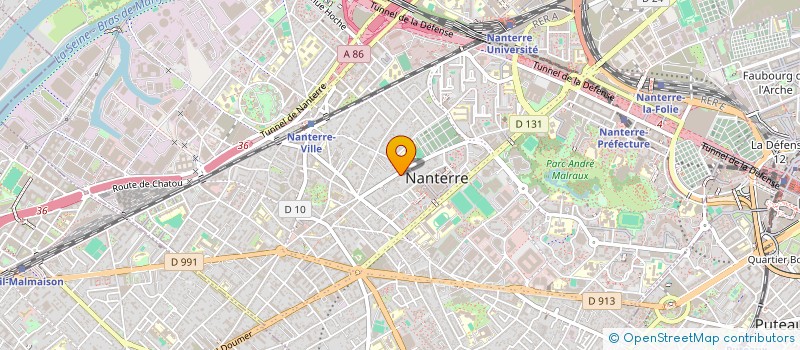 localisation de l'entreprise MADAME AURELIE BERTHELIER  NANTERRE