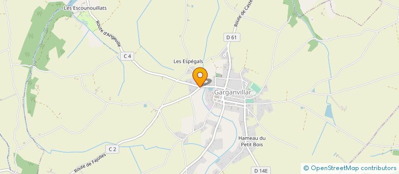 localisation de l'entreprise MADAME AURELIE BERTILLON à GARGANVILLAR