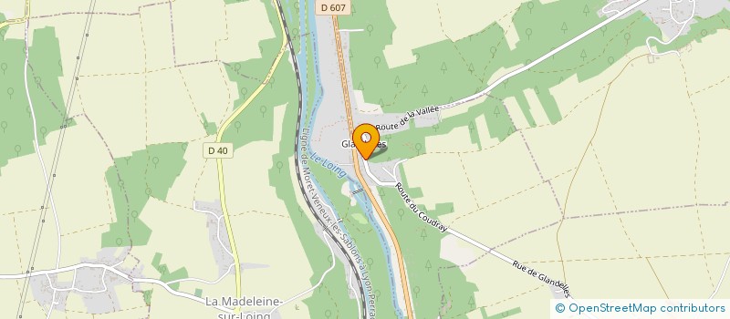 localisation de l'entreprise MADAME AURELIE BERTIN  BAGNEAUX-SUR-LOING