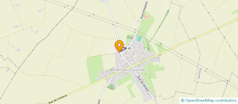 localisation de l'entreprise MADAME AURELIE BERTIN à VILLERS-EN-CAUCHIES