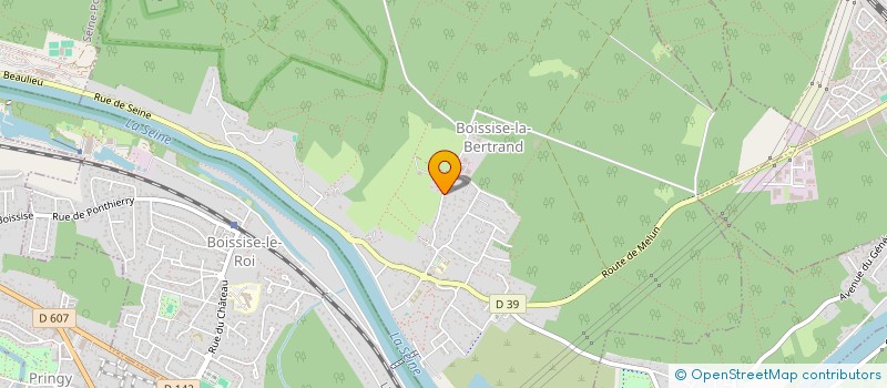 localisation de l'entreprise MADAME AURELIE BERTRAND  BOISSISE-LA-BERTRAND