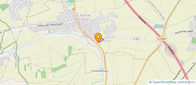 localisation de l'entreprise MADAME AURELIE BERTRANDIAS  SAINT-BONNET-PRES-RIOM