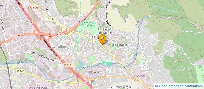 localisation de l'entreprise MADAME AURELIE BERTUCAT  VITROLLES