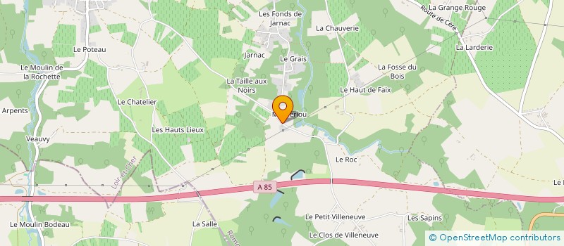 localisation de l'entreprise MADAME AURELIE BESNARD  SAINT-GEORGES-SUR-CHER