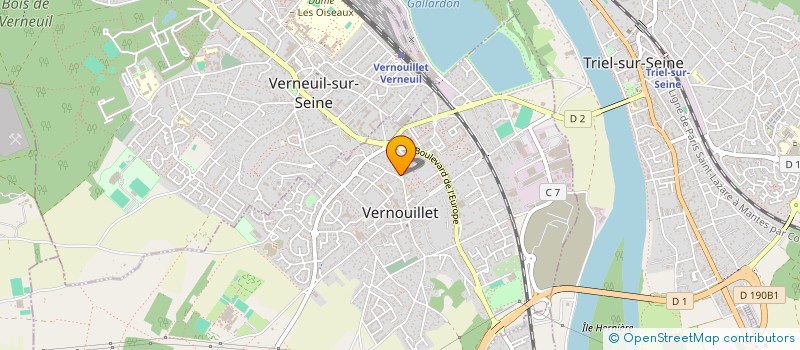 localisation de l'entreprise MADAME AURELIE BESSIERES à VERNOUILLET