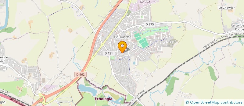 localisation de l'entreprise MADAME AURELIE BEUCHER à LOUVERNE