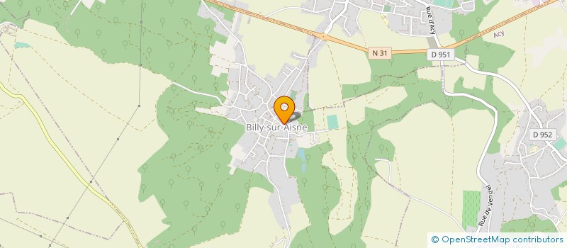 localisation de l'entreprise MADAME AURELIE BEVIERRE à BILLY-SUR-AISNE