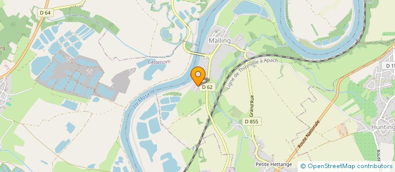 localisation de l'entreprise MADAME AURELIE BIANCHIN  MALLING