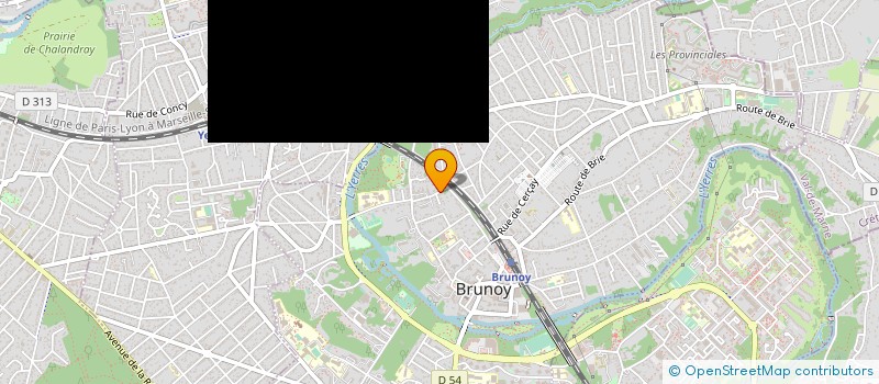 localisation de l'entreprise MADAME AURELIE BIGARD à BRUNOY