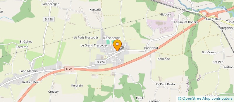 localisation de l'entreprise MADAME AURELIE BIGOIN  LANGUIDIC