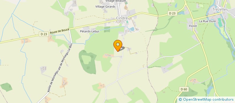 localisation de l'entreprise MADAME AURELIE BILLARD  VAUMAS